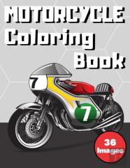 Motorcycle Coloring Book
