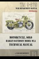 Motorcycle, Solo Harley-Davidson Model Wla Technical Manual