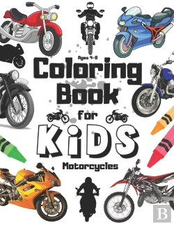 Bertrand.pt - Motorcycles Coloring Book For Kids Ages 4-8