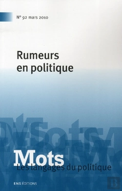 Bertrand.pt - Mots. Les Langages Du Politique N 92