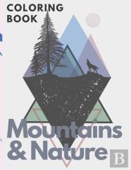 Mountains & Nature Coloring Book