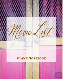 Bertrand.pt - Movie List - Blank Notebook - Write It Down - Pastel Hot Pink Yellow Gold Wooden Abstract Modern Contemporary Design