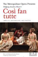 Mozart'S Cosi Fan Tutte