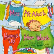 Mrs. Mcnosh Hangs Up Her Wash