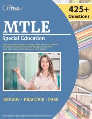 Mtle Special Education Core Skills (Birth To Age 21) Study Guide