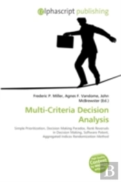 Multi-Criteria Decision Analysis