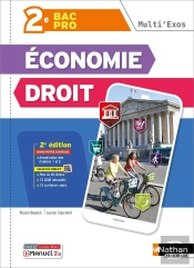 Multi'Exos - Economie-Droit 2de Pro Bac Pro Tertiaires - 2024 - Pochette - Élève - + Imanuel