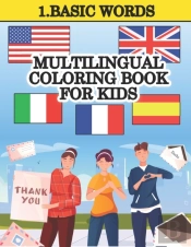 Multilingual Coloring Book For Kids