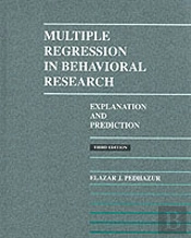 Multiple Regression In Behavioral Research