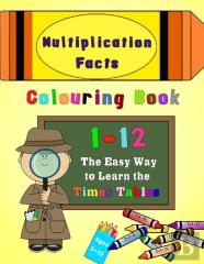 Multiplication Facts Colouring Book 1-12