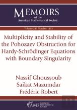 Multiplicity And Stability Of The Pohozaev Obstruction For Hardy-Schrodinger Equations With Boundary Singularity