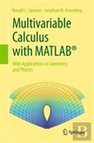 Multivariable Calculus With Matlabâ®