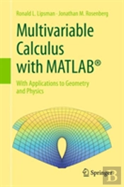 Multivariable Calculus With Matlabâ®