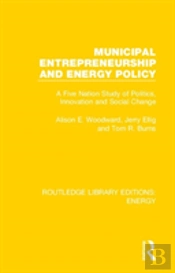 Municipal Entrepreneurship And Energy Policy