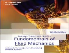 Munson, Young And Okiishi'S Fundamentals Of Fluid Mechanics, International Adaptation