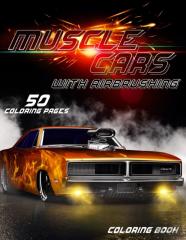 Muscle Cars Coloring Book
