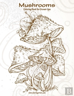 Bertrand.pt - Mushrooms Coloring Book For Grown-Ups 1
