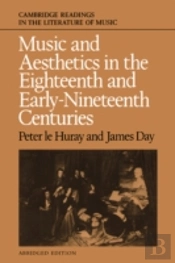 Music And Aesthetics In The Eighteenth And Early Nineteenth Centuries