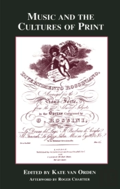 Music And The Cultures Of Print