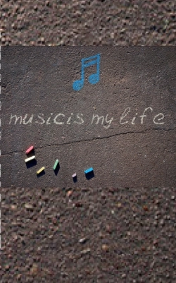 Bertrand.pt - Music Is My Life Creative Blank Journal