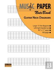 Music Paper Notebook - Guitar Neck Diagrams