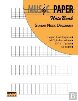 Bertrand.pt - Music Paper Notebook - Guitar Neck Diagrams
