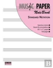 Music Paper Notebook - Standard Notation
