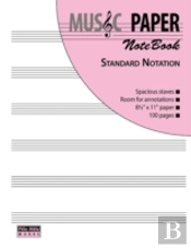 Music Paper Notebook - Standard Notation