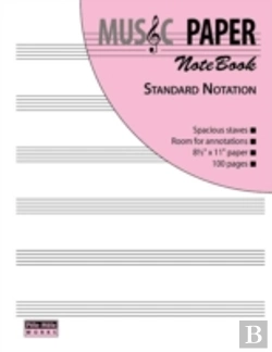 Bertrand.pt - Music Paper Notebook - Standard Notation