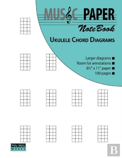 Bertrand.pt - Music Paper Notebook - Ukulele Chord Diagrams