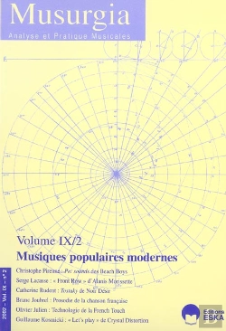 Bertrand.pt - Musurgia Volume Ix/2 ; Musiques Populaires Modernes