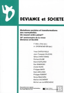 Bertrand.pt - Mutations Sociales Et Transformations Des Normativités ; Un Nouvel Ordre Pénal ?