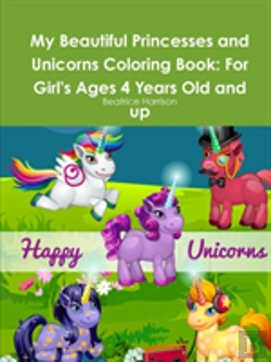 Bertrand.pt - My Beautiful Princesses And Unicorns Coloring Book: For Girl'S Ages 4 Years Old And Up