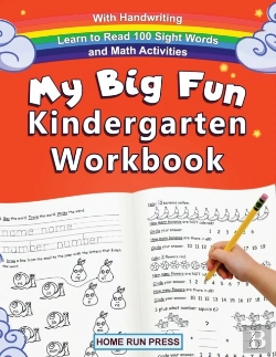 Bertrand.pt - My Big Fun Kindergarten Workbook With Handwriting Learn To Read 100 Sight Words And Math Activities