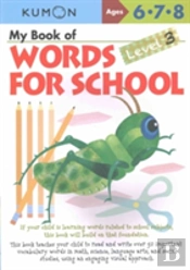My Book Of Words For Schools