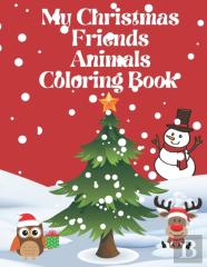 My Christmas Friends, Animals Coloring Book