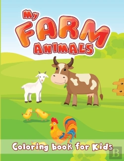 Bertrand.pt - My Farm Animals: Coloring Book For Kids