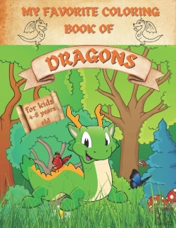 Bertrand.pt - My Favorite Coloring Book Of Dragons