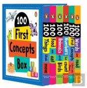 My First 100 Concept Board Book (6 Books Boxset)