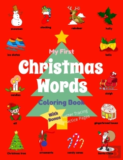 Bertrand.pt - My First Christmas Words Coloring Book
