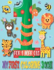 My First Coloring Book For 1 Year Old