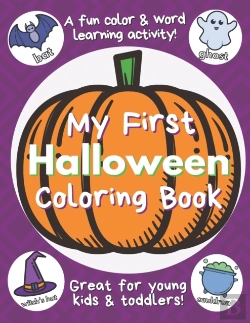 Bertrand.pt - My First Halloween Coloring Book For Toddlers & Young Kids