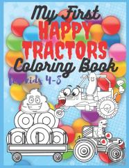 My First Happy Tractors Coloring Book