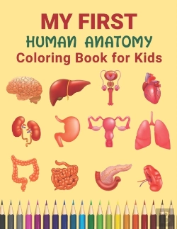 Bertrand.pt - My First Human Anatomy Coloring Book For Kids