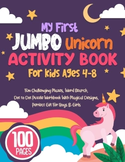 Bertrand.pt - My First Jumbo Unicorn Activity Book For Kids Ages 4-8