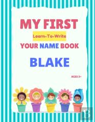 My First Learn-To-Write Your Name Book