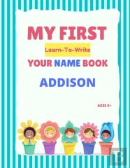 My First Learn-To-Write Your Name Book