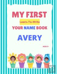 My First Learn-To-Write Your Name Book