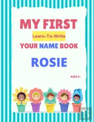 My First Learn-To-Write Your Name Book