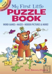 My First Little Puzzle Book: Word Games, Mazes, Spot The Difference, & More!